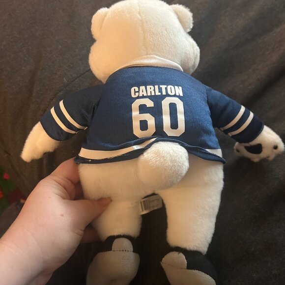 🍁🐻 Toronto Maple Leafs “Carlton the Bear” Plushie – Excellent Used Condition - Picture 3 of 3